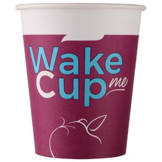 Стакан бумажный одноразовый 165 мл ( Wake Me Cup 70-195, 100/tube, 3 000/ctn.)