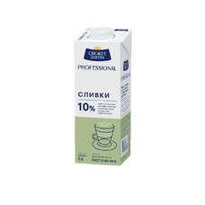 Сливки Свежее Завтра Professional 10% 1л